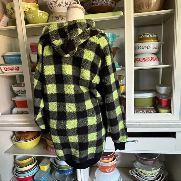 Sesame Street Oscar the Grouch Oversized Hooded Sweatshirt - Size Small - Picture 7 of 13